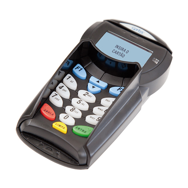 Meio de pagamento Gertec PPC910 PIN PAD Criptografado O PPC910 é um PIN Pad criptografado foi atualizado com o PCI 4.X e é utilizado para Transferência Eletrônica de Fundos (TEF) ou soluções de pagamentos proprietárias como bancos ou cooperativas.